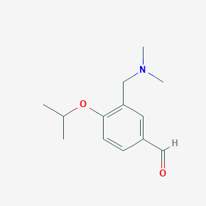 molecular formula C13H19NO2 B1649186 3-[(Dimethylamino)methyl]-4-isopropoxybenzaldehyde CAS No. 947012-68-2