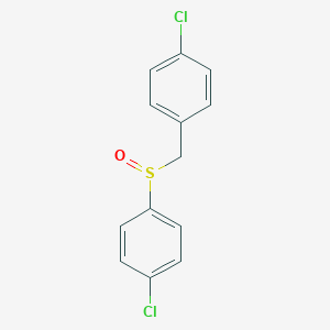 molecular formula C13H10Cl2OS B164919 p-Chlorobenzyl-p-chlorophenyl sulfoxide CAS No. 7047-28-1