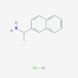 molecular formula C12H14ClN B1649227 1-(Naphthalen-2-yl)ethanamine HCl CAS No. 39110-76-4