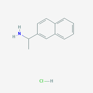 molecular formula C12H14ClN B1649227 1-(2-萘基)乙胺盐酸盐 CAS No. 39110-76-4