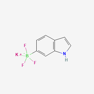 B1649233 Potassium trifluoro(1H-indol-6-yl)borate CAS No. 1111733-01-7