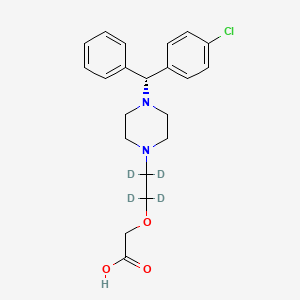 molecular formula C21H25ClN2O3 B1649237 Levocetirizine-d4 