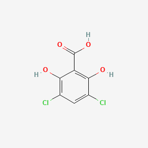molecular formula C7H4Cl2O4 B1649264 3,5-Dichloro-2,6-dihydroxybenzoic acid 