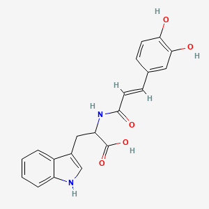 molecular formula C20H18N2O5 B1649275 Caffeoyltryptophan CAS No. 109163-69-1