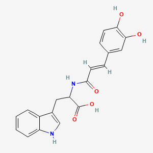 molecular formula C20H18N2O5 B1649275 N-咖啡酰色氨酸 CAS No. 109163-69-1