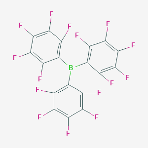 molecular formula C18BF15 B164928 Tris(pentafluorophenyl)borane CAS No. 135072-62-7