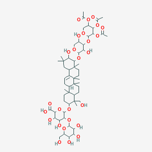 molecular formula C58H90O26 B1649281 Acetylsoyasaponin A5 CAS No. 117230-34-9