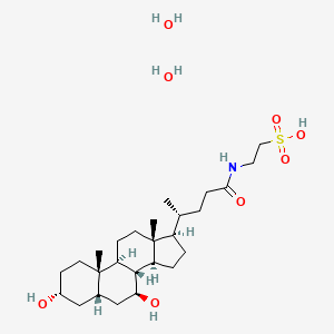 molecular formula C26H49NO8S B1649283 Tauroursodeoxycholate dihydrate CAS No. 117609-50-4