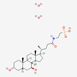 molecular formula C26H49NO8S B1649283 Tauroursodeoxycholic acid dihydrate CAS No. 117609-50-4