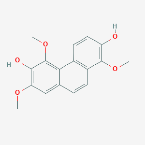 molecular formula C17H16O5 B1649284 Denthyrsinin CAS No. 118169-17-8
