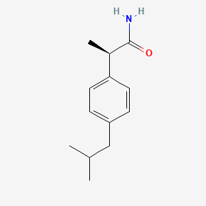 molecular formula C13H19NO B1649288 (R)-Ibuprofenamide CAS No. 121839-78-9