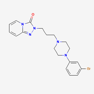 molecular formula C19H22BrN5O B1649291 3-脱氯-3-溴曲唑酮 CAS No. 1263358-13-9