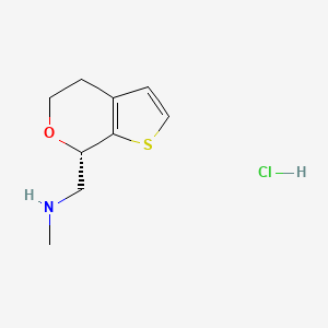 molecular formula C9H14ClNOS B1649295 SEP-363856 hydrochloride CAS No. 1310422-41-3