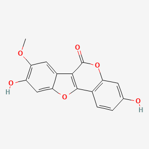 B1649296 3'-Methoxycoumestrol CAS No. 13360-66-2
