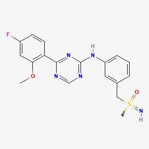 molecular formula C18H18FN5O2S B1649299 Atuveciclib CAS No. 1414943-94-4