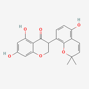 molecular formula C20H18O6 B1649302 Glyasperin F CAS No. 145382-61-2