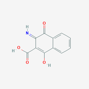 molecular formula C11H7NO4 B1649309 2-Amino-3-carboxy-1,4-naphthoquinone CAS No. 173043-38-4