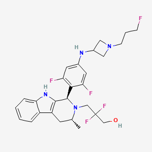 molecular formula C27H31F5N4O B1649318 Giredestrant CAS No. 1953133-47-5