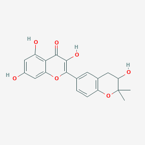 molecular formula C20H18O7 B1649322 Glycyrrhiza flavonol A CAS No. 197304-01-1