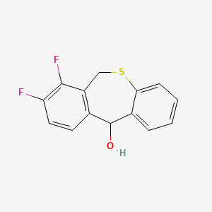 molecular formula C14H10F2OS B1649323 7,8-Difluoro-6,11-dihydrodibenzo[b,e]thiepin-11-ol CAS No. 1985607-83-7