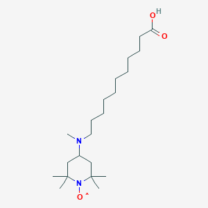 molecular formula C21H41N2O3 B164933 4-(N-Carboxydecyl-N-methylamino)-tempo CAS No. 139116-77-1