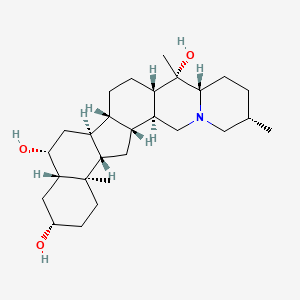 molecular formula C27H45NO3 B1649330 Isoverticine CAS No. 23496-43-7