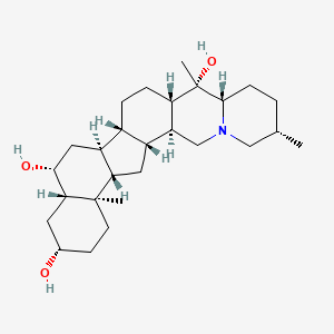 molecular formula C27H45NO3 B1649330 Isopeimine CAS No. 23496-43-7