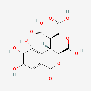 molecular formula C14H12O11 B1649333 Chebulic acid CAS No. 23725-05-5
