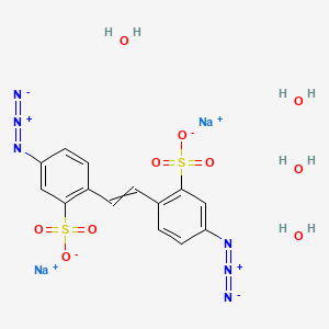 molecular formula C14H8N6Na2O6S2 B1649337 disodium;3-(azanidylidenehydrazinylidene)-6-[2-(4-diazonioimino-2-sulfonatocyclohexa-2,5-dien-1-ylidene)ethylidene]cyclohexa-1,4-diene-1-sulfonate CAS No. 2718-90-3