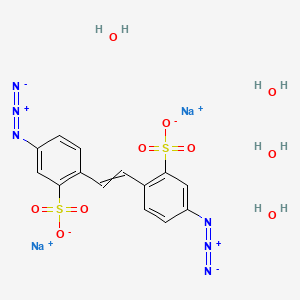 B1649337 Disodium 4,4'-diazidostilbene-2,2'-disulfonate tetrahydrate CAS No. 2718-90-3