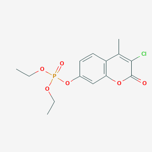 molecular formula C14H16ClO6P B164934 克罗克松 CAS No. 321-54-0
