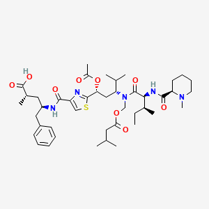 molecular formula C43H65N5O9S B1649341 Tubulysin D CAS No. 309935-57-7