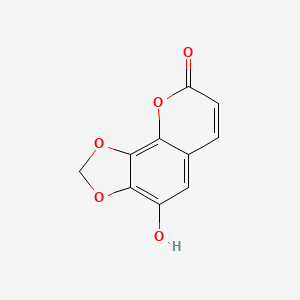 8H-1,3-Dioxolo[4,5-h][1]benzopyran-8-one, 4-hydroxy-
