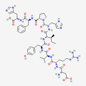 molecular formula C56H78N16O13 B1649345 Angiotensin (1-9) CAS No. 34273-12-6