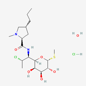 B1649366 Clindamycin hydrochloride monohydrate CAS No. 58207-19-5