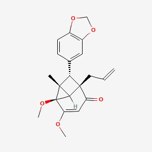molecular formula C21H22O5 B1649370 isofutoquinol A CAS No. 62499-70-1