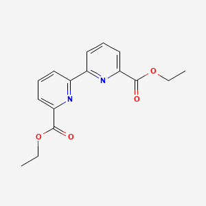 molecular formula C16H16N2O4 B1649375 DIETHYL 2,2'-BIPYRIDINE-6,6'-DICARBOXYLATE CAS No. 65739-40-4