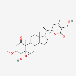 molecular formula C29H42O7 B1649394 3-Methoxy-2,3-dihydrowithaferin-A CAS No. 73365-94-3