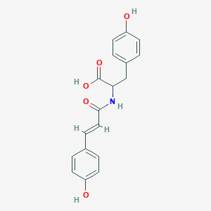molecular formula C18H17NO5 B1649400 N-p-Coumaroyltyrosine CAS No. 77201-66-2