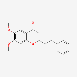 6,7-Dimethoxy-2-(2-phenylethyl)chromone