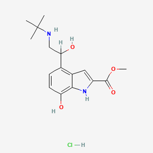 molecular formula C16H23ClN2O4 B1649416 ZK-90055 hydrochloride CAS No. 84638-81-3