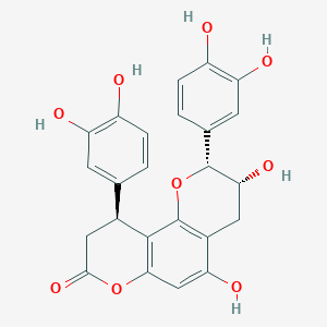 molecular formula C24H20O9 B1649418 Cinchonain Ib CAS No. 85022-69-1