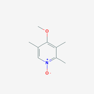 molecular formula C9H13NO2 B1649420 4-Methoxy-2,3,5-trimethylpyridine 1-oxide CAS No. 86604-80-0
