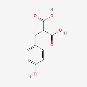 molecular formula C10H10O5 B1649427 (p-Hydroxybenzyl)malonic acid CAS No. 90844-16-9