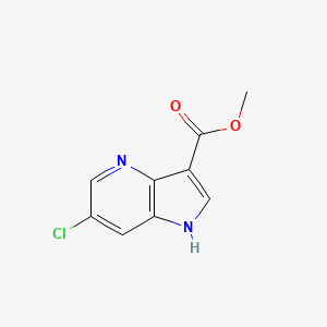 molecular formula C9H7ClN2O2 B1649435 Methyl 6-chloro-1H-pyrrolo[3,2-B]pyridine-3-carboxylate CAS No. 959245-12-6