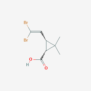 molecular formula C8H10Br2O2 B164944 Deltamethrinic acid CAS No. 63597-73-9