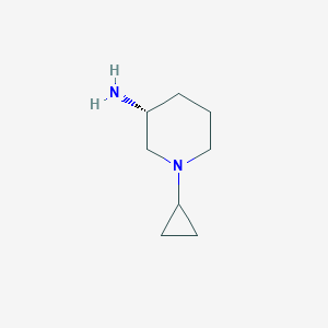 molecular formula C8H16N2 B1649453 (r)-1-Cyclopropylpiperidin-3-amine CAS No. 1001354-57-9