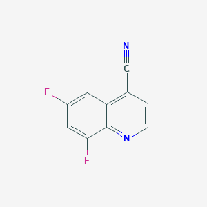 molecular formula C10H4F2N2 B1649455 6,8-Difluoroquinoline-4-carbonitrile CAS No. 1001906-60-0