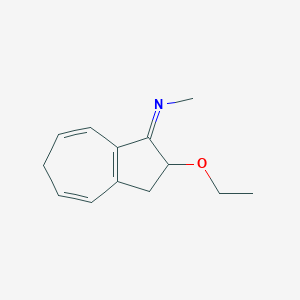 Methanamine, N-(2-ethoxy-3,6-dihydro-1(2H)-azulenylidene)-(9CI)