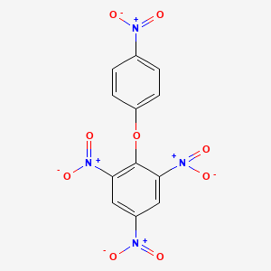 molecular formula C12H6N4O9 B1649615 1,3,5-Trinitro-2-(4-nitrophenoxy)benzene CAS No. 10242-31-6